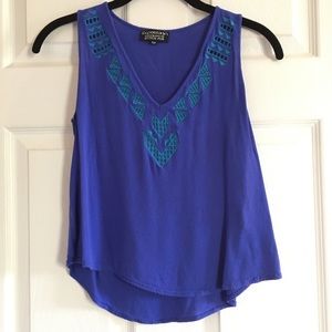 Papermoon Eyelet Pattern Tank Petite